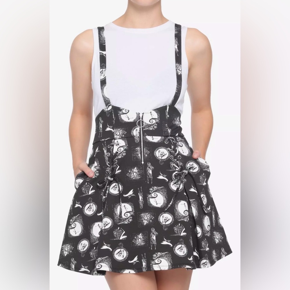 Disney The Nightmare Before Christmas O-Ring Suspender Skirt Size XL